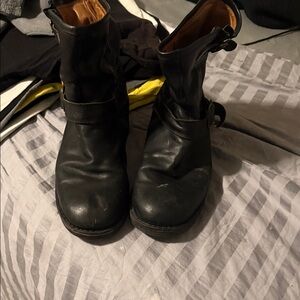 Fiorentini + Baker Charcoal Leather Footwear